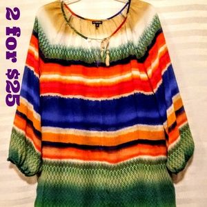 Plus Size Hannah Sheet multicolored Boho Style